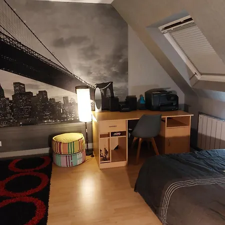 Bel 50 M2 Aux Portes De Strasbourg De 1 A 5 Personnes Chez Particuliers Avec 2 Sdb Coin Cuisine-repas Et Kitchinette Prix Negociable Pour 1 Personne * Vendenheim